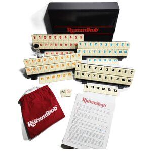 Rummikub Pramium Wood Game W/Cabinet in Orig  Packaging Discontinued